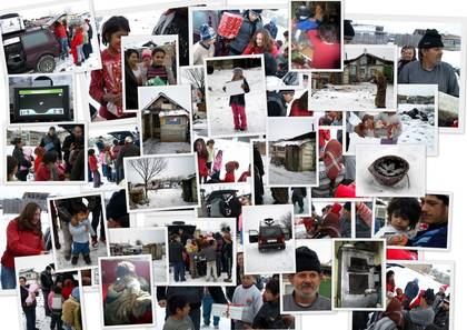 Collage mit Impressionen aus Rumänien